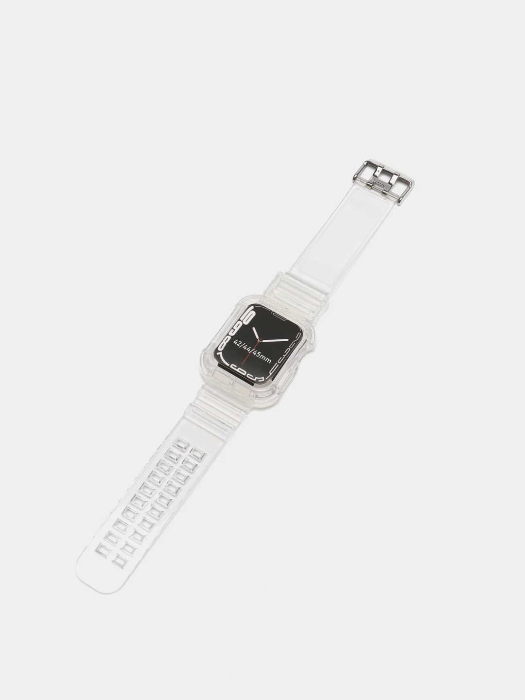 Прозрачный ремешок для Apple Watch 3, 4, 5, 6, SE, 7, 8, 38/40 мм и 42/44 мм