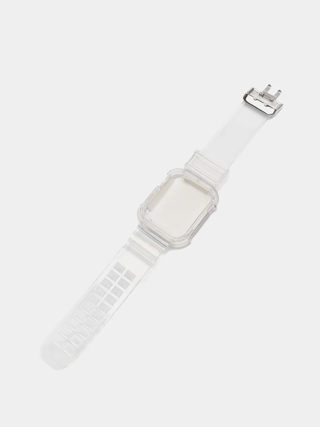 Прозрачный ремешок для Apple Watch 3, 4, 5, 6, SE, 7, 8, 38/40 мм и 42/44 мм