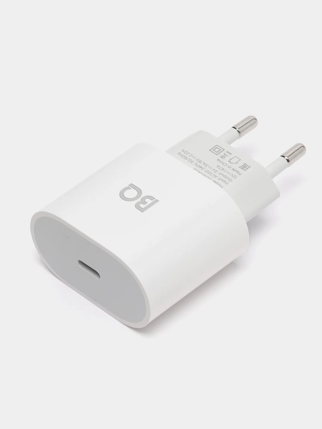 Белый зарядное устройство BQ с кабелем Lightning, 20 Вт