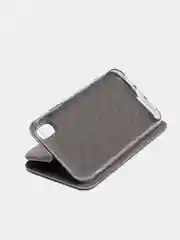Серебряный чехол-книжка APPLE iPhone XR, Premium, Айфон XR, Чехол-книжка iPhone XR