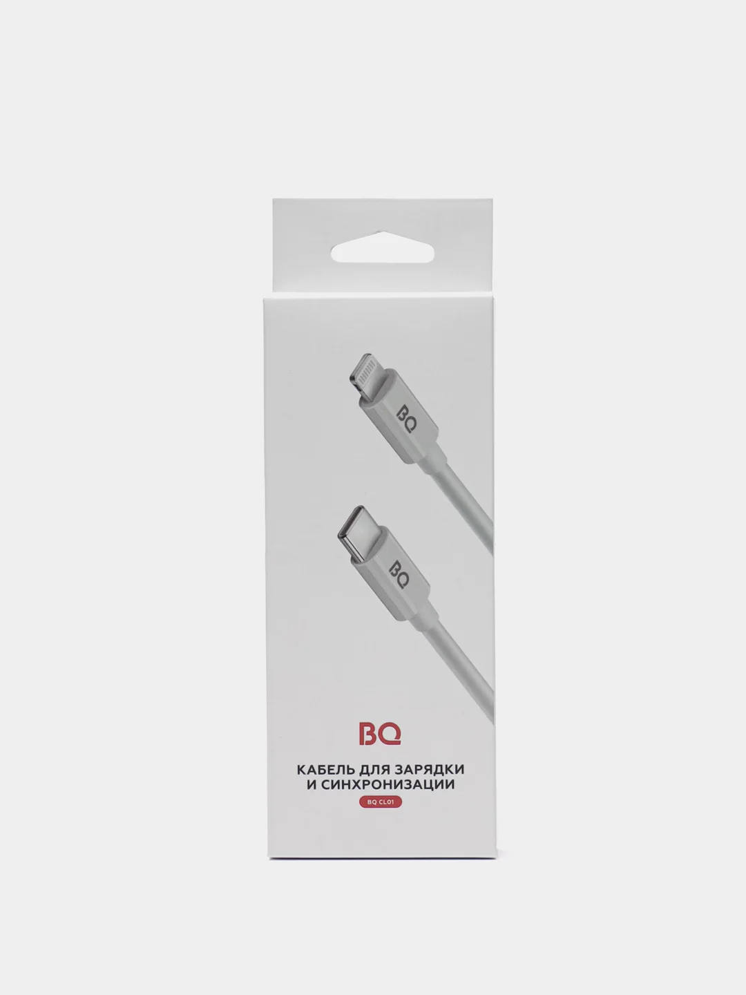 Белый кабель для зарядки BQ CL01 / CL02, Type-C-Lightning / USB-Lightning, 2.0 A, 1.2 м
