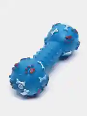 Синий игрушка жевательная кость пищалка для собак