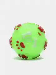 Салатовый игрушка жевательная кость пищалка для собак