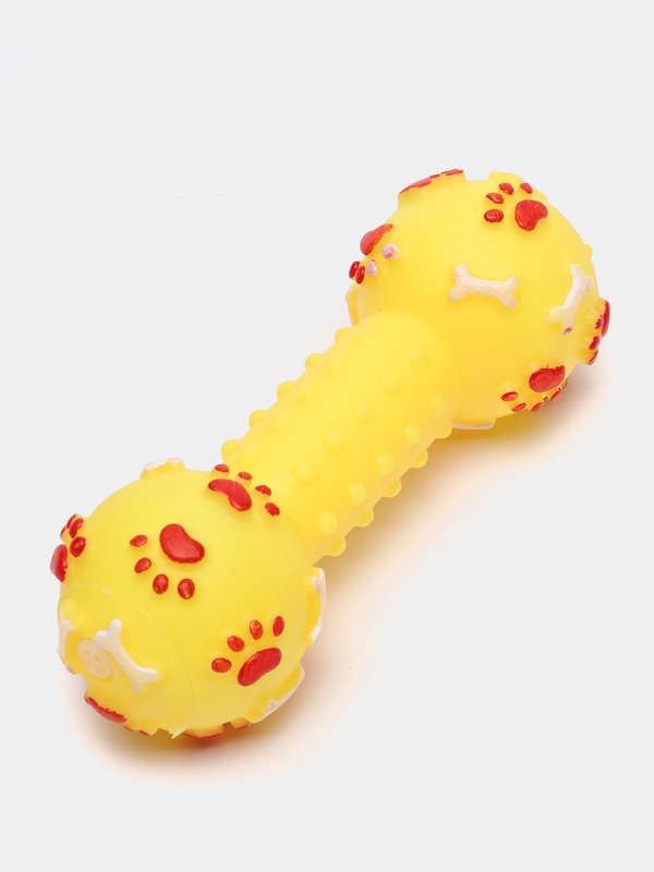 Игрушка жевательная кость пищалка для собак