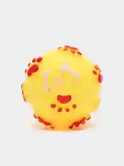 Желтый игрушка жевательная кость пищалка для собак