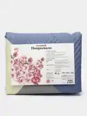 Синий покрывало на кровать, 150 х 210 см