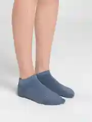 Небесно-голубой носки короткие "Моно"