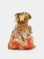 Карамельный детские резинки для волос 2 шт. Авокадо, Пони, Фрукты / Резиночки в подарочном мешочке