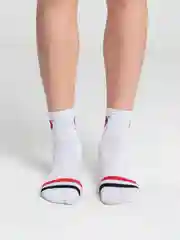 Белый носки женские дезодорирующие "Сердце"