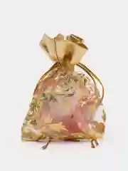 Коралловый меланж детские резинки для волос 2 шт. Авокадо, Пони, Фрукты / Резиночки в подарочном мешочке