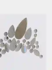 Желтый стразы для лица самоклеящиеся