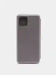 Серебряный чехол-книжка Samsung A02, A02S, A03, A12, A21S, A32, A42, A52, M31S, A01 / A015, A31, A41