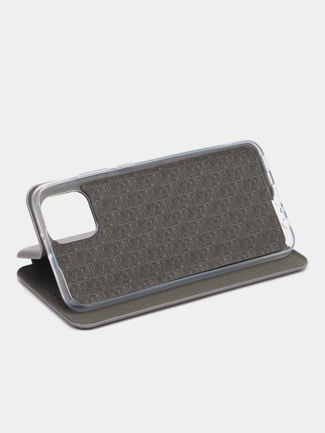 Серебряный чехол-книжка Samsung A02, A02S, A03, A12, A21S, A32, A42, A52, M31S, A01 / A015, A31, A41