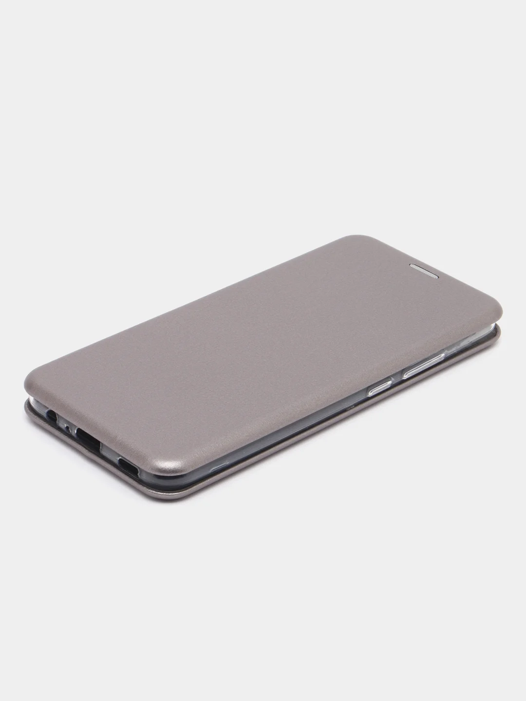 Серебряный чехол-книжка Samsung A02, A02S, A03, A12, A21S, A32, A42, A52, M31S, A01 / A015, A31, A41