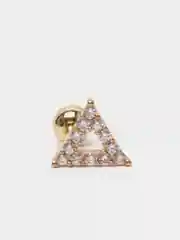 Конфетный микросерьга-пирсинг "Gold" со стержнем из нержавеющей стали