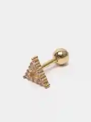 Конфетный микросерьга-пирсинг "Gold" со стержнем из нержавеющей стали