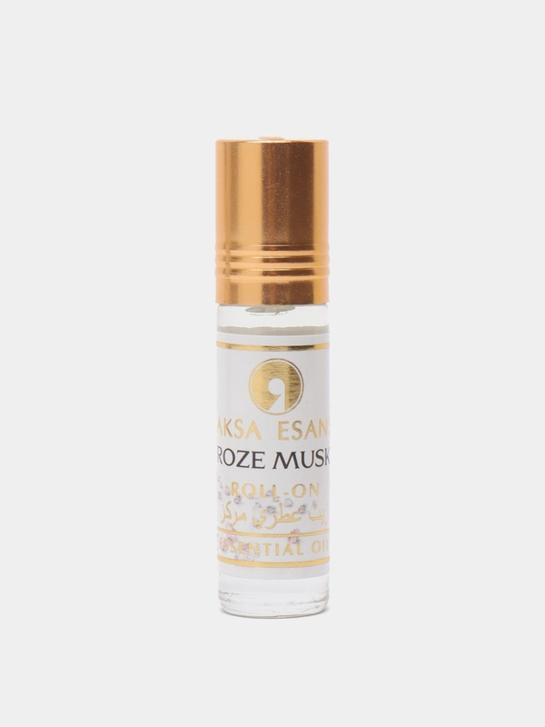 Турецкие женские масляные духи Roze Musk Aksa Esans (Роуз муск Акса Эсанс), 6 мл