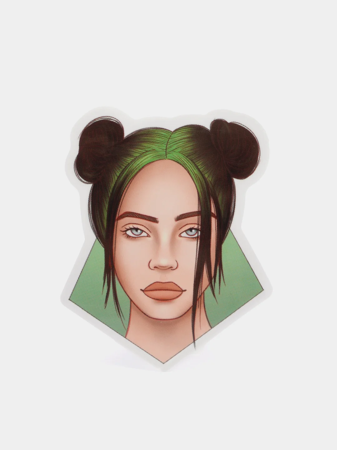 Черный стикеры Billie Eilish, набор 50 штук