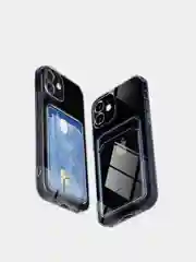 Чехол с карманом для карт iPhone 12 Pro, 11, XR, 7+