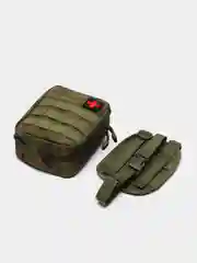 Лесной зеленый аптечка быстросъёмная. Подсумок медицинский