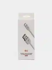 Белый кабель для зарядки и синхронизации BQ CС02/CC03, USB - Type-C, 1.2 м, 2.0 A