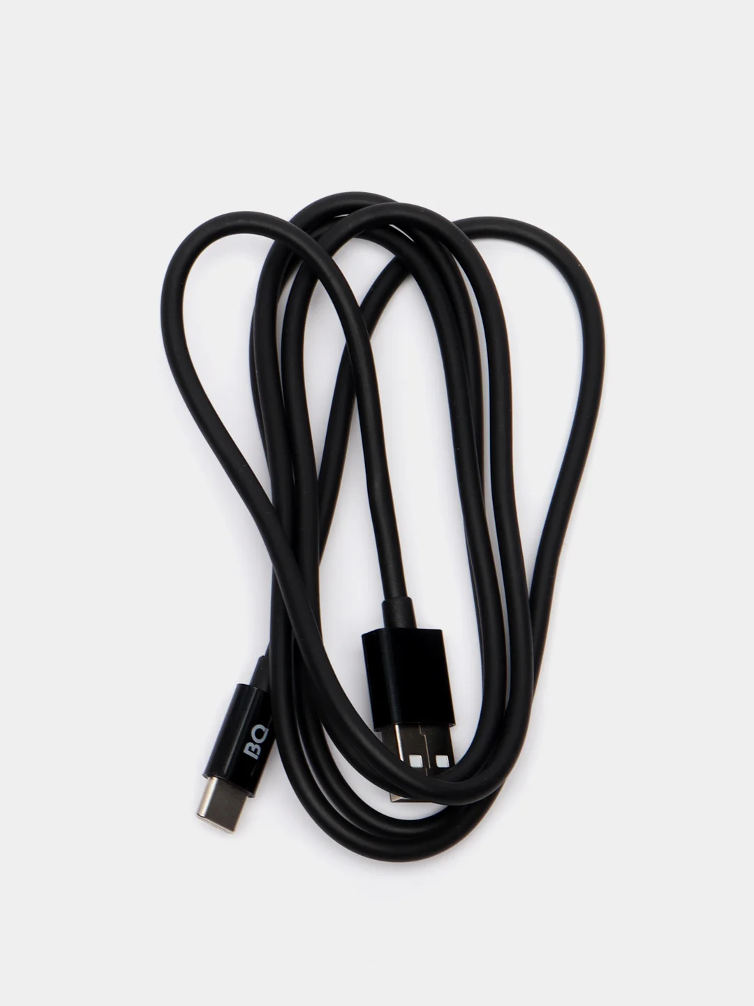 Черный кабель для зарядки и синхронизации BQ CС02/CC03, USB - Type-C, 1.2 м, 2.0 A