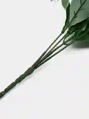 Белый искусственный букет чайной розы, 31 см