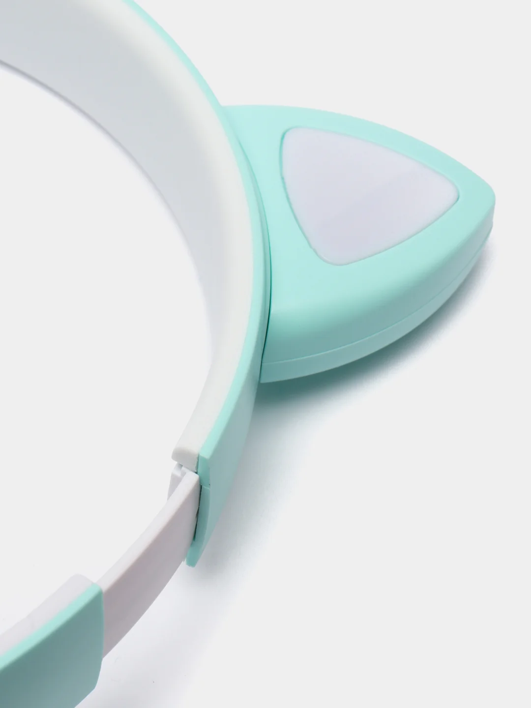 Бирюзовый беспроводные наушники Bluetooth, со светящимися ушками, детские