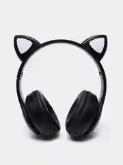 Угольный беспроводные наушники Bluetooth, со светящимися ушками, детские