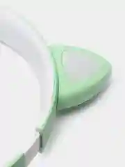 Салатовый беспроводные наушники Bluetooth, со светящимися ушками, детские