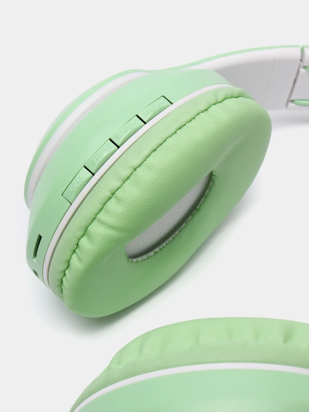Салатовый беспроводные наушники Bluetooth, со светящимися ушками, детские