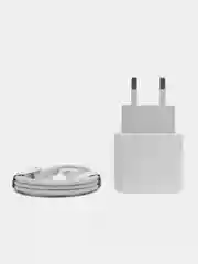 Белый блок питания для iPhone с Type-C, с быстрой зарядкой, 20W