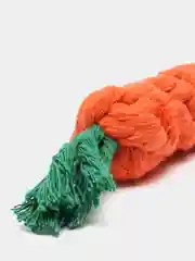 Жевательная игрушка для собак "Морковка", из хлопка