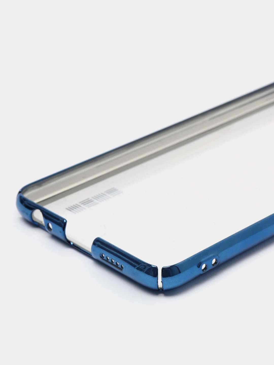 Синий пластиковый чехол honor Y8 p, 30i, p40lite E, 9c, P30, VivoY17