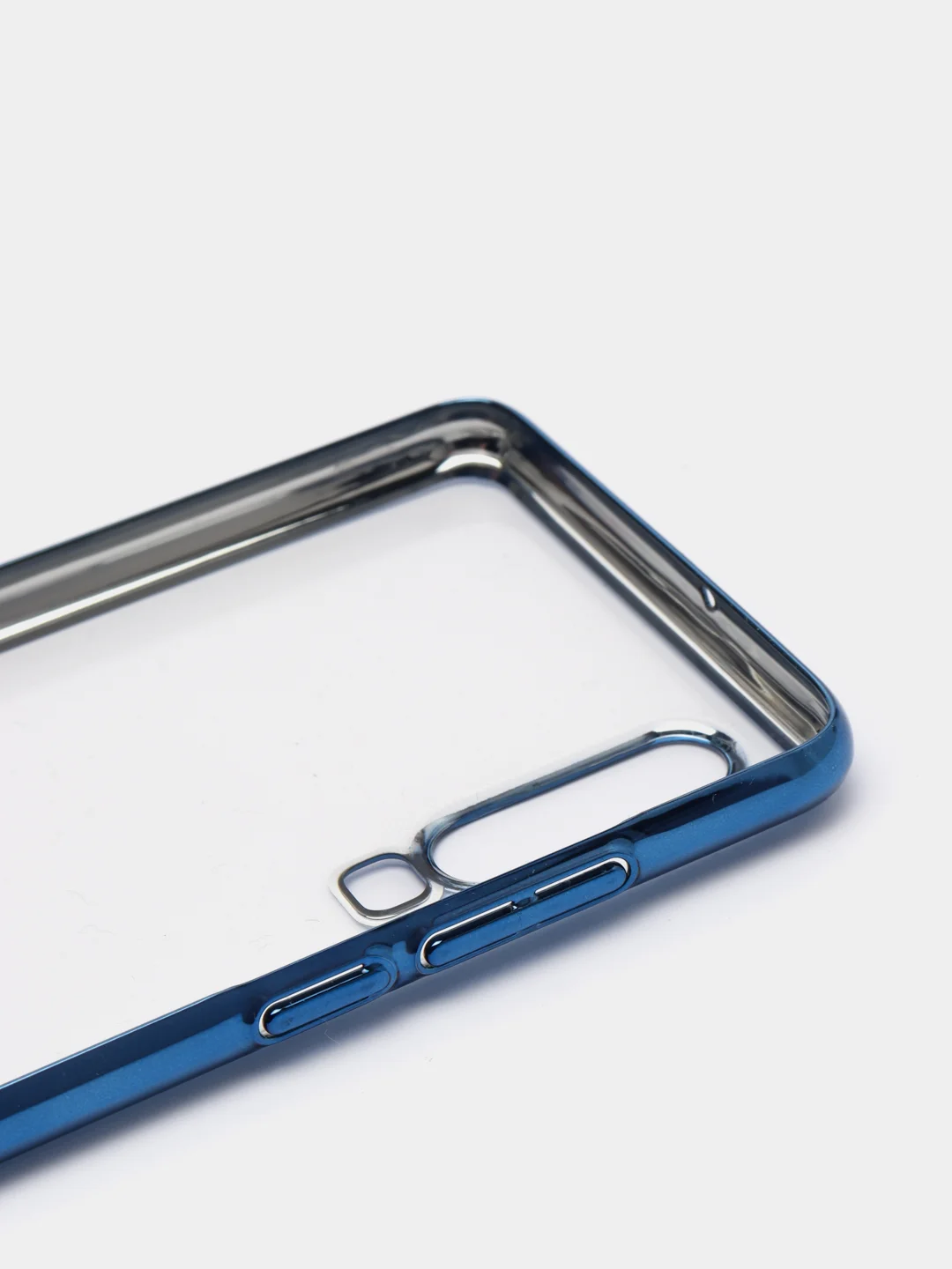 Синий пластиковый чехол honor Y8 p, 30i, p40lite E, 9c, P30, VivoY17