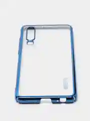 Синий пластиковый чехол honor Y8 p, 30i, p40lite E, 9c, P30, VivoY17