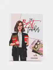 Белый ежедневник The Best Teacher, А5, 80 листов