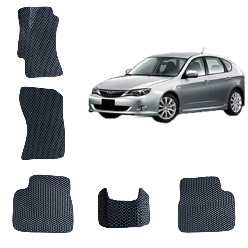 Автомобильные 3D-коврики EVA / ЕВА /ЭВА для Subaru Impreza 3 поколние / Субару Импреза 3