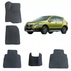 Автомобильные 3D-коврики EVA для Suzuki SX-4, 2 / Сузуки С Икс-4 2 поколение