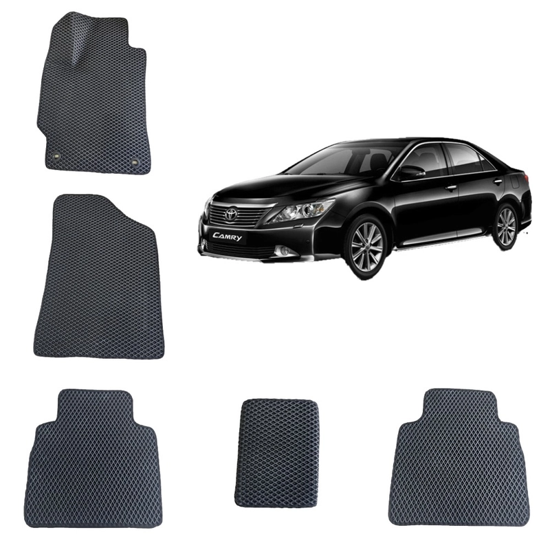 Автомобильные 3D-коврики EVA для Toyota Camry 50 / Тойота Камри 50