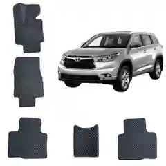 Автомобильные 3D коврики EVA для Toyota Highlander 4 / Тойота Хайлендер 4 поколение