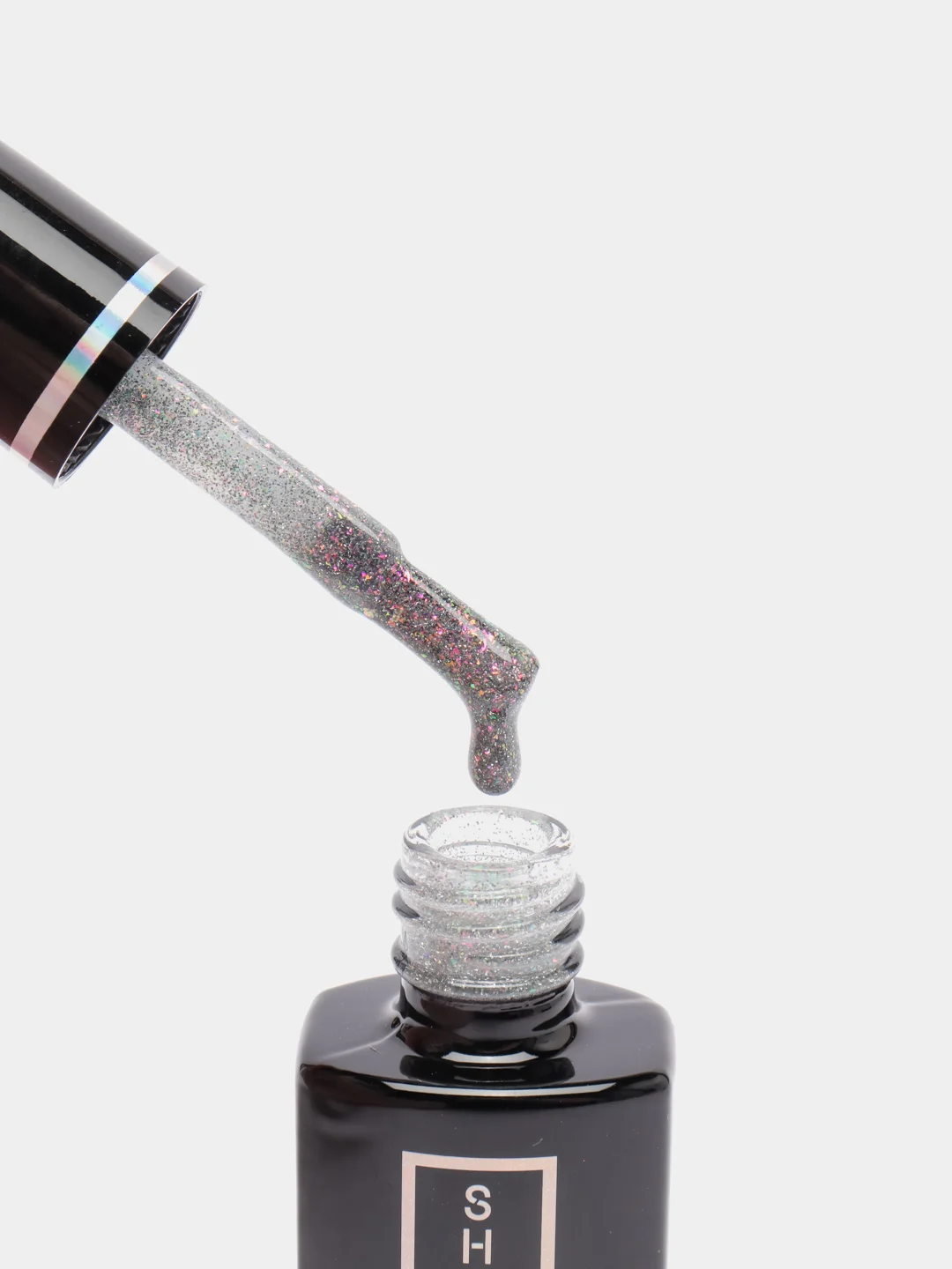 Серебряный гель-лак светоотражающий Shimeria Diamond Runail Professional, 7 мл