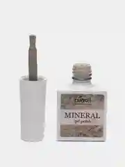 Бежевый гель лак Runail Professional "Mineral", с текстурой природного камня