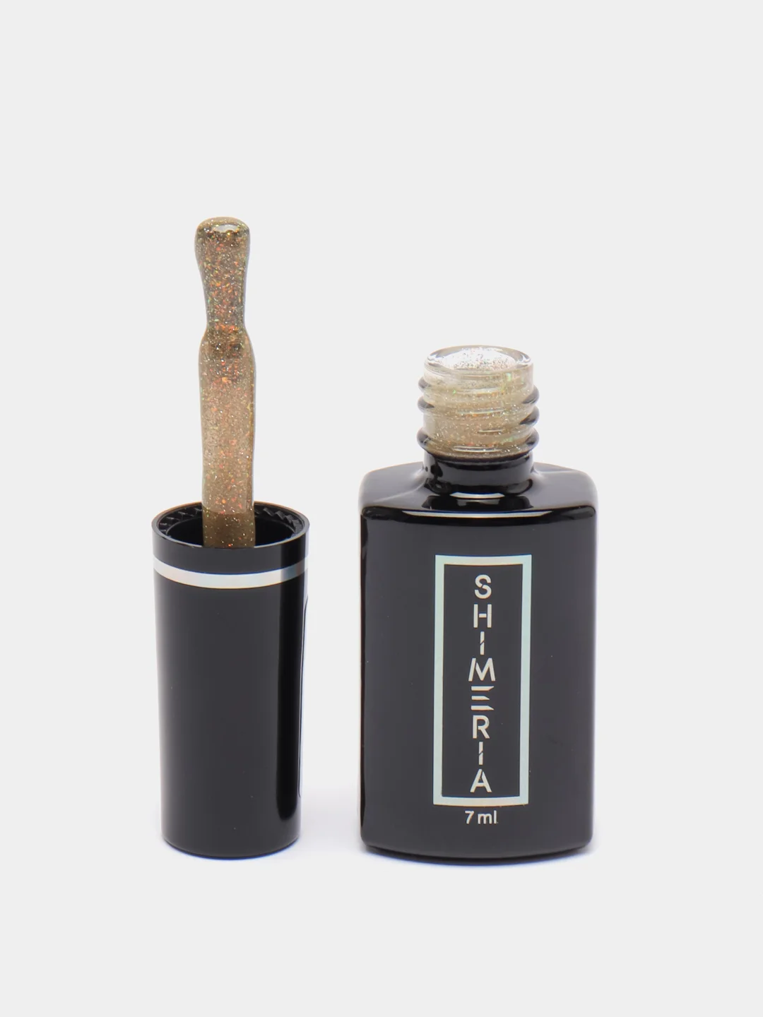 Золотой гель-лак светоотражающий Shimeria Diamond Runail Professional, 7 мл