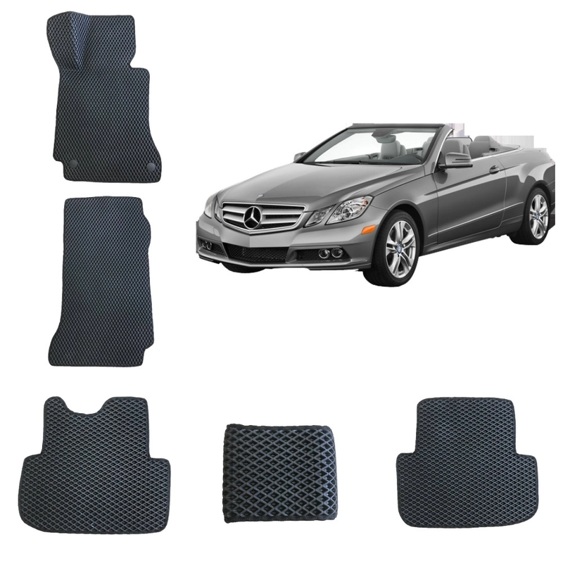 Автомобильные 3D-коврики EVA для Mercedes-Benz E-class (C207) 4-го поколения