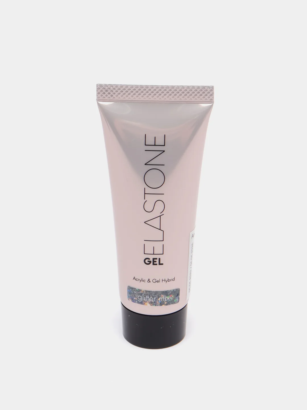 Серый меланж акригель с блестками Runail Professional Elastone Gel, 18 мл