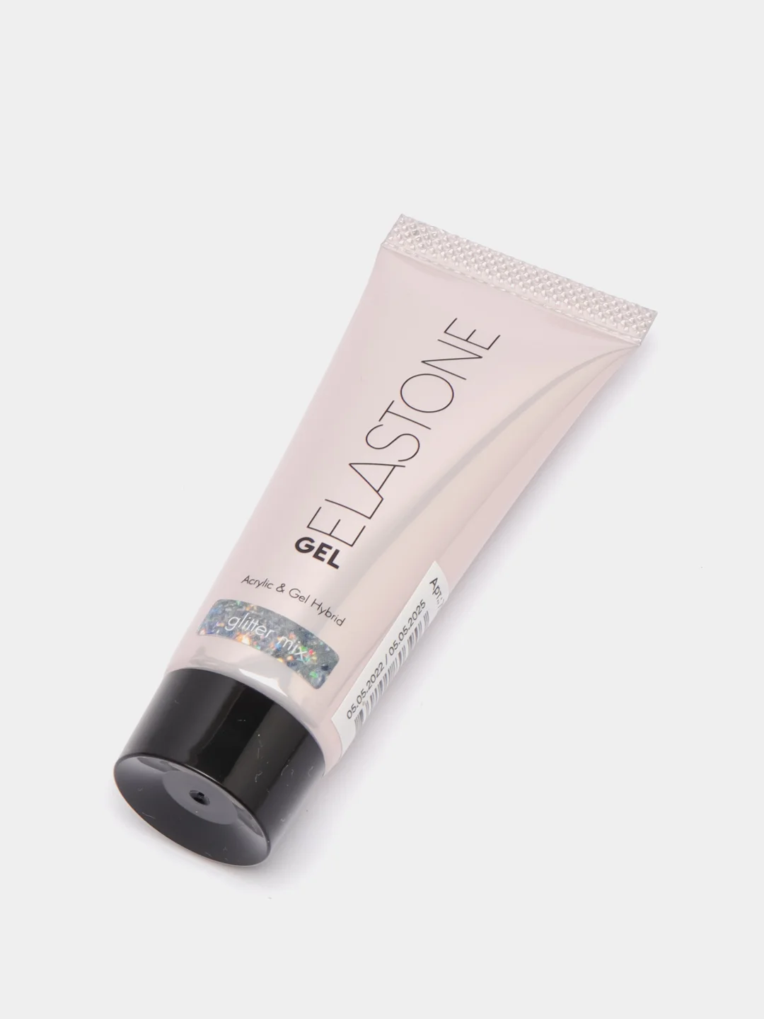 Серый акригель с блестками Runail Professional Elastone Gel, 18 мл