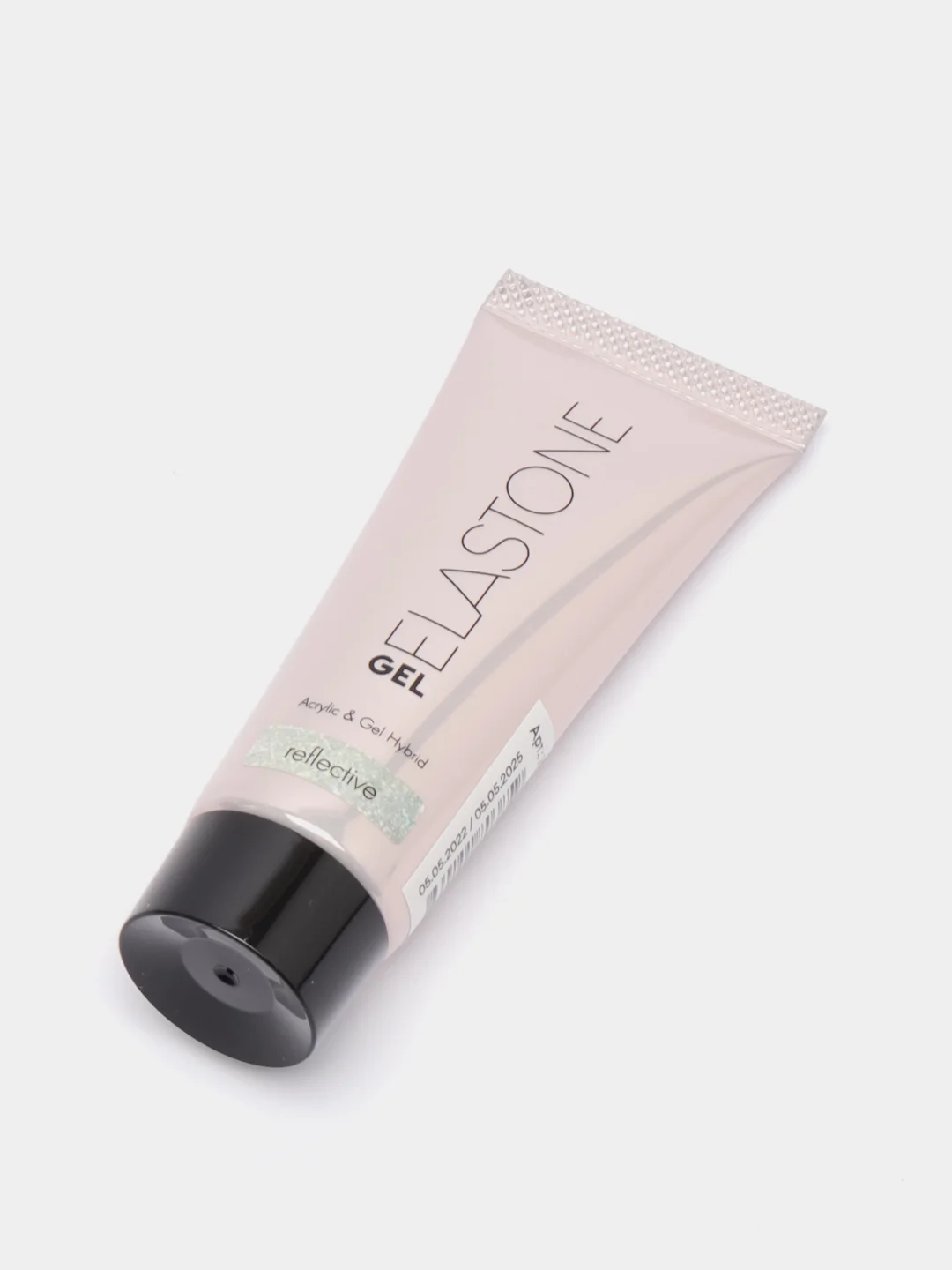 Серый акригель с блестками Runail Professional Elastone Gel, 18 мл