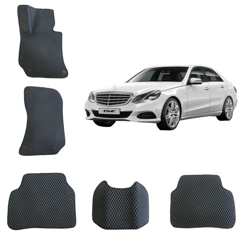 Автомобильные 3D коврики EVA для Mercedes-Benz E-class W212, 4 поколение дорестайл