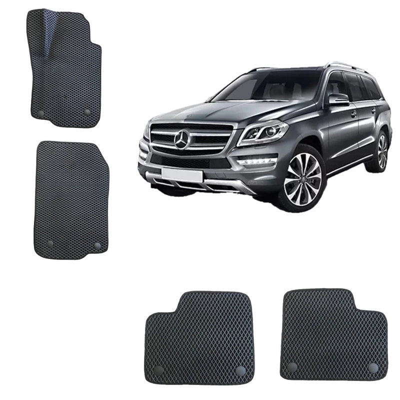 Автомобильные 3D-коврики EVA для Mercedes-Benz GLS (X166) 1 поколение